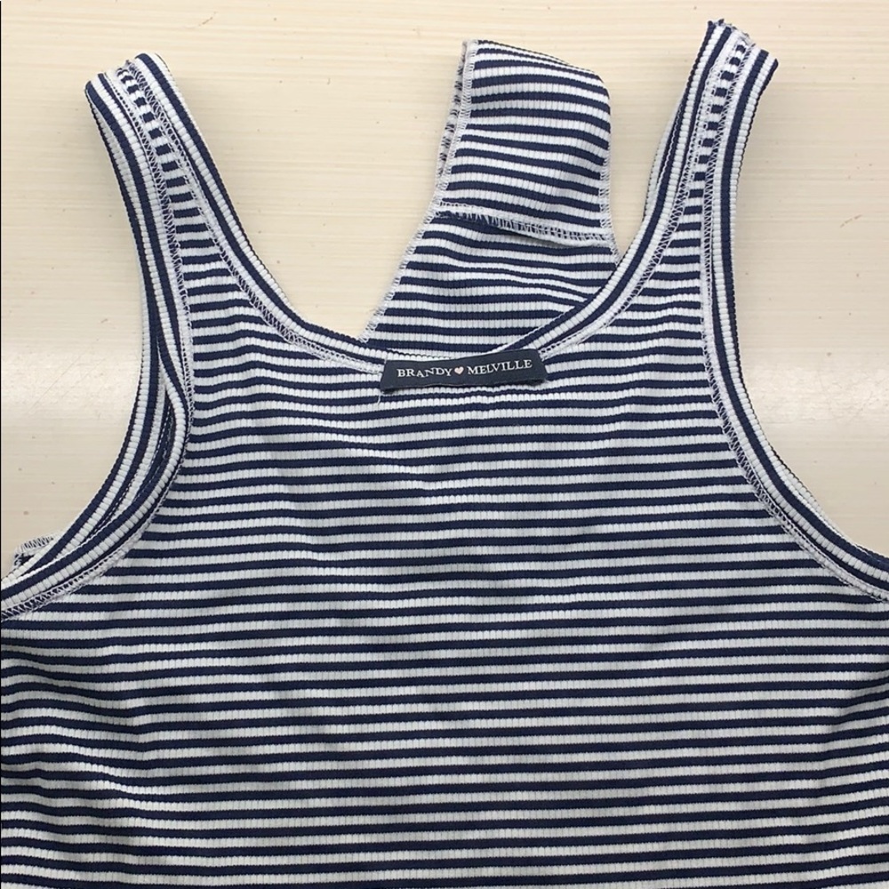 brandy melville striped bodysuit